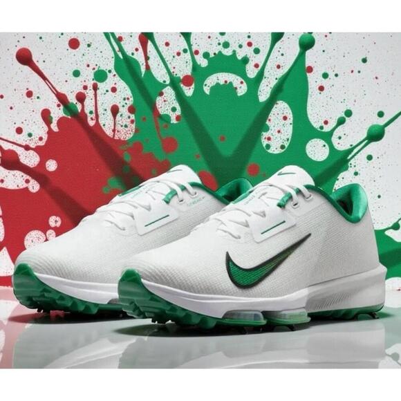 $179 Nike Air Zoom Infinity Tour 2 Golf Shoes Photon Dust Green HQ2158 Size 10 main image 7